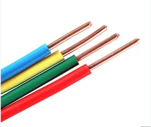 300V/500V Home Decoration BV Single Copper Core PVC Insulated Unsheathed Hard Wire