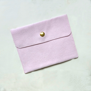 Biểu Tượng Tùy Chỉnh Sợi Nhỏ Phong Bì Đồ Trang Sức Pouch Vòng Cổ Bông Tai Vòng Đeo Tay Flap Bao Bì Pouch Với Nút - Product Image 3