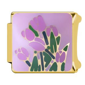 Très populaire de haute qualité plaqué or 18K motif fleur bracelet italien breloque bijoux de bricolage - Product Image 3