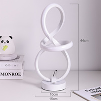 Lampe de bureau à led pour éclairage intérieur avec lampe tubulaire, design moderne, minimaliste, luxe, protection exe