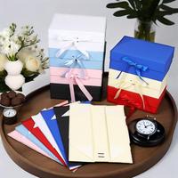 Boîte à souvenirs personnalisée pour demande en mariage de demoiselle d'honneur avec lamination brillante et gaufrage à chaud doré, boîte vide pour fête nuptiale pour bougies