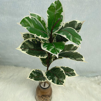 Approvisionnement Direct Usine Arbre Artificiel 15 Branches Caoutchouc / Libellule / Ficus Lyrata