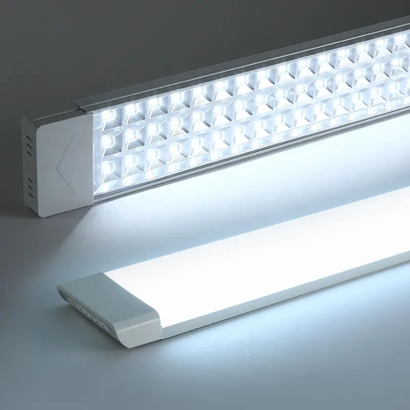 2ft 4ft LED تنقية تركيبات المتكاملة 40w 50w 80w 100wLed أنبوب أضواء عالية الطاقة مستودع الصمام الاضواء الفاتحة