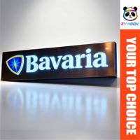 Enseigne néon LED personnalisée professionnelle, boîte lumineuse de bureau avec transformateur AC, multicolores, pour l'image de marque et la décoration de bureau