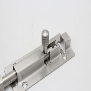 Boulon <span class=keywords><strong>de</strong></span> verrouillage <span class=keywords><strong>de</strong></span> sécurité pour porte d'appartement en acier inoxydable satiné Type <span class=keywords><strong>de</strong></span> glissière Boulon <span class=keywords><strong>de</strong></span> <span class=keywords><strong>tour</strong></span> à <span class=keywords><strong>loquet</strong></span> affleurant - Product Image 3
