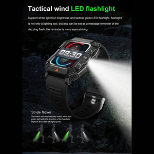 Xu Hướng Thiết Bị Điện Tử Với Đèn Pin Không Thấm Nước Ngủ Màn Hình Thể Thao Thông Minh Đồng Hồ Cho <span class=keywords><strong>Apple</strong></span> Bt Cuộc Gọi Tập Thể Dục Tracker Smartwatches - Product Image 5