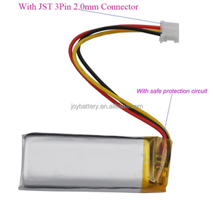 Batterie Li-ion 3,8 V 1000 mAh 822048 avec connecteur 3 broches 2,0 mm pour télécommande vocale Ro-ku Pro - Product Image 3