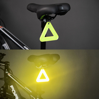 Réflecteurs de sécurité triangulaires multicolores en option pour vélos de route et VTT, à suspendre à l'arrière, pour la sécurité nocturne en cyclisme