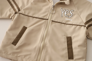 Ensemble de vêtements printemps-automne pour bébé garçon 2026, nouveau modèle, décontracté, à capuche, manches longues, trois pièces, <span class=keywords><strong>en</strong></span> polyester/coton uni, motif dessin animé pour enfants - Product Image 4