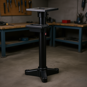 Base de suelo para amoladora de banco de 10.6x10.6 pulgadas con placa de montaje para uso con amoladora de banco - Product Image 2