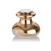 Tête vibrante avec pot de crème à batterie Emballage cosmétique unique pour fabricant de crème pour les yeux Récipient cosmétique Pmma