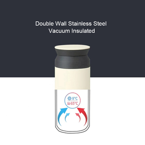 Bouteille d'eau en acier inoxydable 304 de type KINTO de 350 ml/500 ml avec infuseur à thé, double paroi isolée sous vide, logo personnalisé, gobelet de voyage - Product Image 3