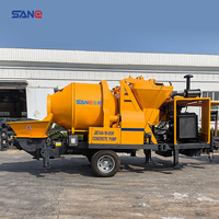 Promotion : Mini Bétonnière Pompe Montée sur Camion – Machine à Mélanger le Ciment avec Pompe Intégrée
