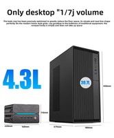Mini PC para Juegos AMD Ryzen 9 9800X3D 9850X3D USB3.0 WIFI6e Tipo C LAN Computadora con Seis Pantallas