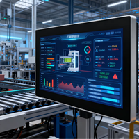 Panel PC Industrial Android Integrado de 15.6 Pulgadas con Pantalla Táctil, Control de Automatización, WIFI Incorporado y Sin Ventilador