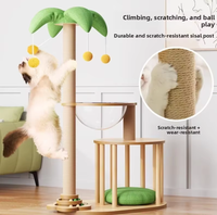 Meilleure Vente : Arbre à Chat Gain de Place avec Maison Intégrée et Griffoir – Idéal pour Salon Intérieur – Fournitures pour Animaux de Compagnie