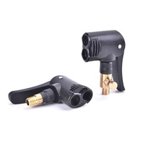 1XPortable Aufblasbares Pumpen ventil Autoreifen Air Chuck Inflator Pumpen anschluss Clip-On Adapter Autoreifen rad Französisch/Amerikanisches Ventil