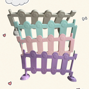 Venta caliente blanco púrpura rosa azul negocio de alquiler para fiesta de niños evento de cumpleaños alquiler valla de juego suave niños Puerta de juego suave para alquilar - Product Image 1