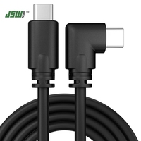 Câble de données Pico Type-C à connecteur coudé pour lunettes VR, charge rapide et streaming, 5m, gaine TPE, stock usine