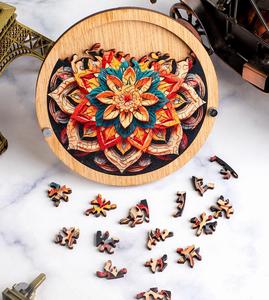 Tùy chỉnh <span class=keywords><strong>3D</strong></span> câu đố bằng gỗ với khung thiết lập, độc đáo giáo dục gỗ trò chơi câu đố cho trang trí nội thất và quà tặng - Product Image 3