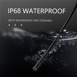 Endoscope articulé WiFi 2MP HD1080P caméra d'inspection endoscopique avec lentille de direction 2Way 180 degrés pour <span class=keywords><strong>IPhone</strong></span> Android - Product Image 5