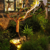 Lampes solaires d'éclairage de poteau de lumières de paysage de voie de LED de jardin extérieur