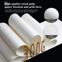 Panwenbo personnalisé 300gsm 15 feuilles A4/A5 dessin peinture acrylique bloc de papier huile aquarelle tampons de peinture