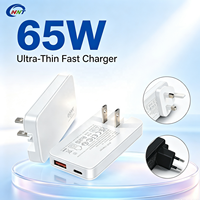 Chargeur rapide HNT ODM/OEM GaN 65W avec port Type C, en matériau PC+ABS, pour téléphone portable et ordinateur portable [Direct usine]