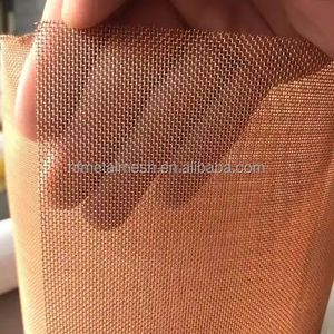 วัสดุกรองป้องกันการกัดกร่อนตาข่ายลวดทอทองแดงหรือทองเหลือง - Product Image 1