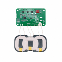 Module PCBA de charge sans fil standard Qi A11 avec bobine émettrice pour chargeur de téléphone de voiture à fixation sur grille d'aération OEM ODM