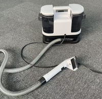 Nettoyeur professionnel portable pour tapis et moquettes, aspirateur eau et poussière, aspiration puissante, nettoyage en profondeur, réservoir d'eau amovible