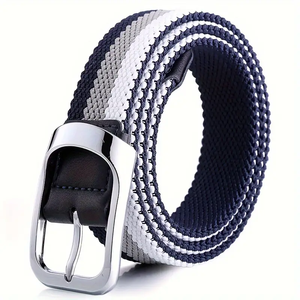 Ceinture élastique extensible OEM Golf Club Course 3.4cm Ceinture de golf tissée Unisex Custom Sports Team Logo Ceintures de golf IVA-C-G-45 - Product Image 3