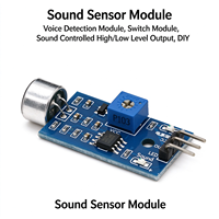 Modul Sensor Suara/Modul Deteksi Suara Modul Peluit Output Sakelar Yang Dikontrol Suara Tingkat Tinggi dan Rendah DIY 1x2x1mm