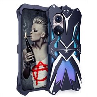 Étui antichoc en alliage d'aluminium pour téléphone Honor 50 OnePlus 9 Pro 5G Cool Phone Case