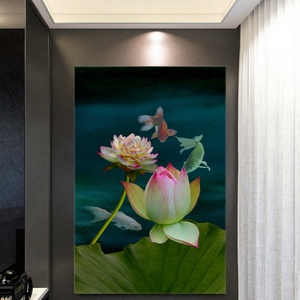 Pha Lê Slate Kỹ Thuật Số Sơn Dầu Gallery Bọc Vải Hoa Chủ Đề Trang Chủ Trang Trí Tường Nghệ Thuật Với Treo Trang Trí Nội Thất - Product Image 2