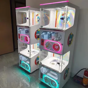 カスタマイズ可能なガチャポンおもちゃの自動販売機コイン式ミニおもちゃカプセルガシャマシン