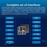Carte mère Android SOM pour affichage numérique WiFi, personnalisation OEM, passerelle IoT, carte de base LPDDR4, vision industrielle, projecteur