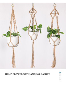 Promotion : Paniers suspendus style bohème pour plantes d'intérieur et d'extérieur – Supports de pots de fleurs en corde pour jardin et maison - Product Image 6