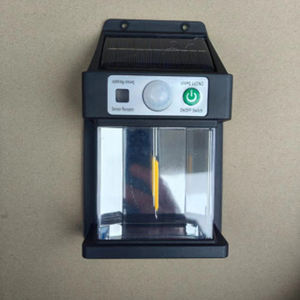 Zonne-Verlichting Buiten Schemering Tot Zonsopgang Zonnewand Schans Bewegingssensor Lantaarn Beveiligingsverlichtingsarmaturen Voor Tuintuin Terrashek - Product Image 5