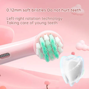 فرشاة أسنان كهربائية للشحن الصوتي للبالغين مع شعر ناعم مقاومة للماء IPX7 بطارية USB للاستخدام المنزلي والسفر - Product Image 6