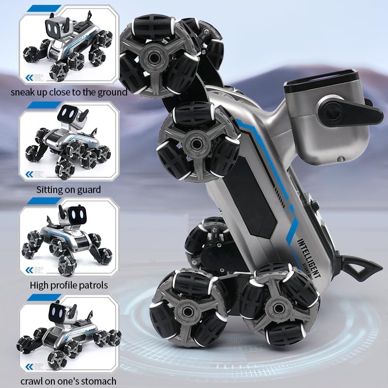 Hot RC Robot Dog - 18mins Play Time with Light & Sound