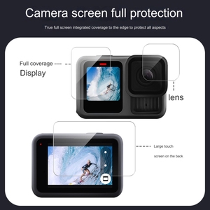 Protector de Pantalla de Vidrio Templado 9H Superclaro para Cámara de Acción GoPro <span class=keywords><strong>Hero</strong></span> 13 Black, para Pantallas Grandes y Pequeñas - Product Image 4