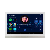 Amplificador de Pared con Pantalla Táctil, Estéreo Multi-Habitación, Wifi, Música, Bluetooth, con Control Remoto, Sistema de Audio Inteligente para el Hogar