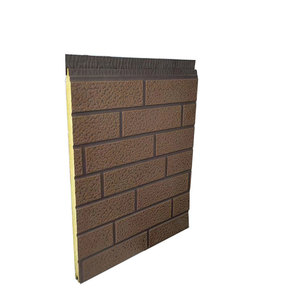 <span class=keywords><strong>Prix</strong></span> d'usine brique blanche panneaux de revêtement en métal <span class=keywords><strong>panneau</strong></span> <span class=keywords><strong>sandwich</strong></span> mural extérieur - Product Image 5