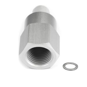 Adaptador M12 a 3/8 Npt para sensor de temperatura del refrigerante del motor Ls, aleación de aluminio y acero inoxidable - Product Image 3