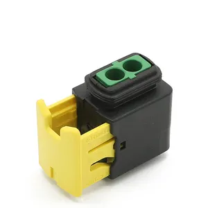 Personalizado 3-1418483-1 TE MOLEX conector macho y hembra 2 pines PBT GF conector de terminal automático impermeable