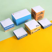Bloc de notes adhésives 3D personnalisé en forme de conteneur d'expédition, avec impression de logo d'entreprise, sur palette en bois