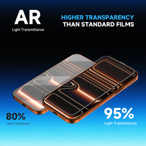 Pellicola Antiriflesso OEM ODM, <span class=keywords><strong>Protezione</strong></span> Schermo in <span class=keywords><strong>Vetro</strong></span> Temperato per <span class=keywords><strong>Smartphone</strong></span>, <span class=keywords><strong>Protezione</strong></span> Schermo AR per iPhone 17 Pro Max - Product Image 6