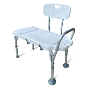 Robuster, leichter, verstellbarer Badesitz-Duschbank-Dusch stuhl aus Aluminium für ältere Menschen mit Behinderungen