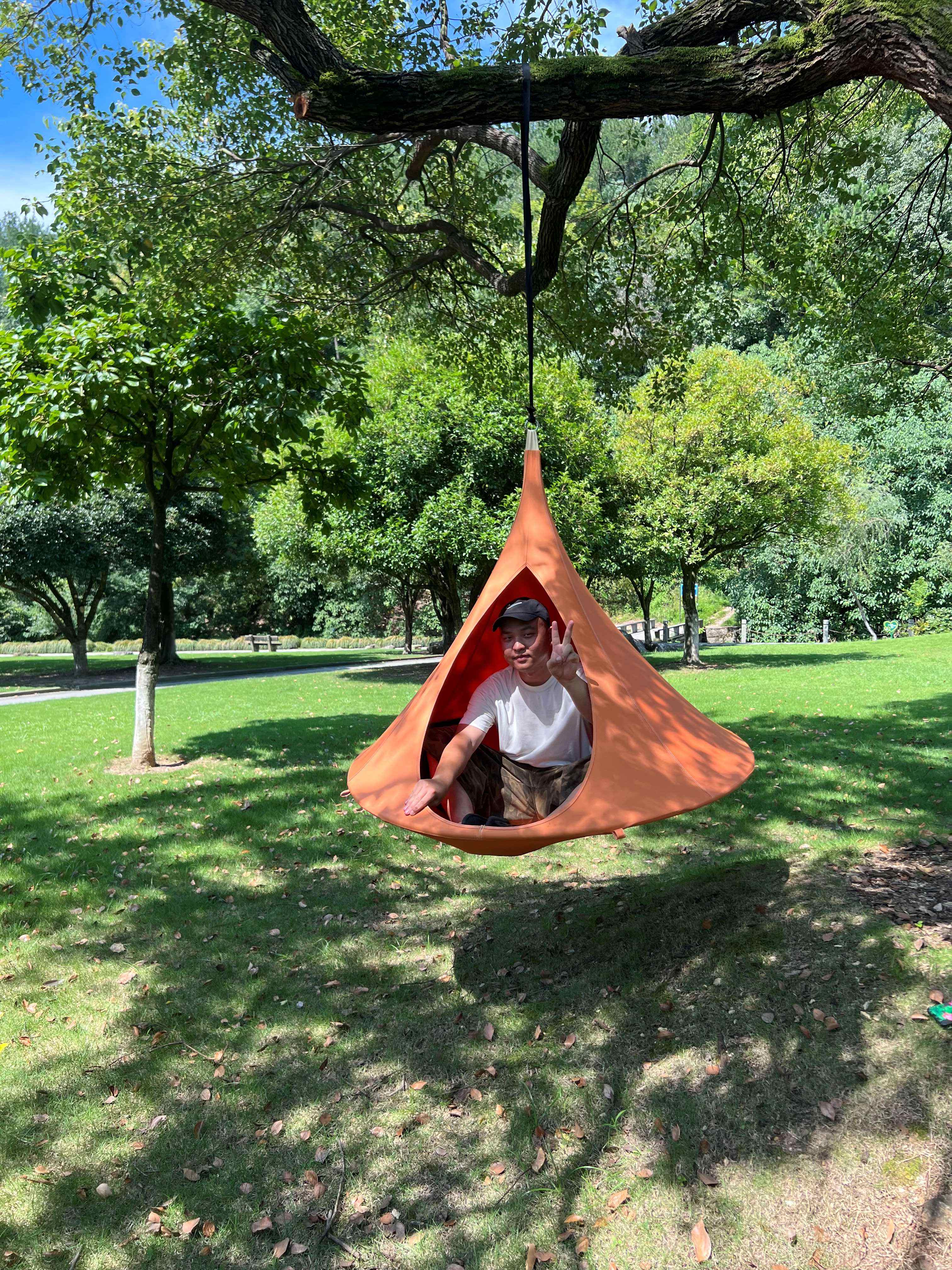 Indoor Hammock Hanging Tent Pod Kids Swing Hammock Pod Rope Chair